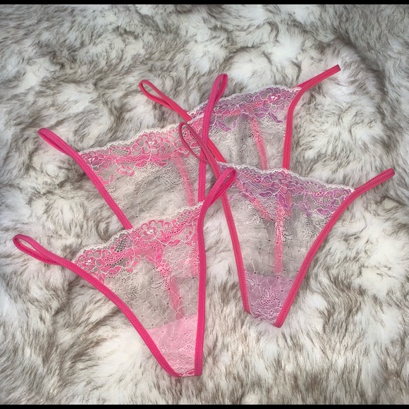 3/$15 Pink V-String Panties💖 - Picture 3 of 3